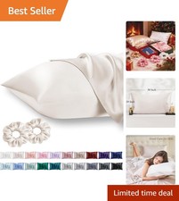 Queen Satin Pillowcase for Hair 2pc,Similar to Silk Pillow Cases,Easier Care ...