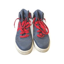 Nike High Top Sneakers Shoes Blue Red Athletic Trainer Size 13