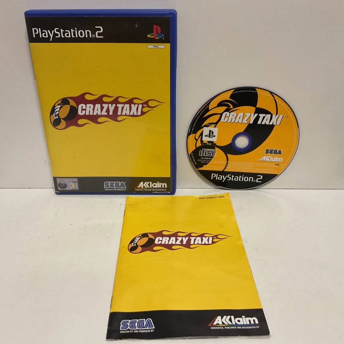 Crazy Taxi Edition Platinum PS2 Playstation 2 PAL FR Complet Notice