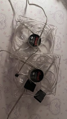 Rosewill DF1202512SELN 120mm x 25mm 12V Clear + Black  Case 3-Pack Fan