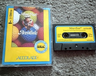 Mini-Putt (Accolade 1988) Commodore 64 Spiel getestet siehe Bild 