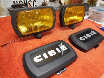 Cibie early 95i amber FOG lamps (pair). Complete w/bulbs & covers