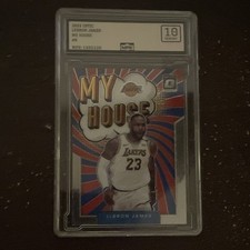 Panini Donruss Optic 2021-22 LeBron James My House #6 Lakers MPE Graded