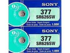 2 pcs Sony 377 SR626SW SR66 V377 D377 SP377 AG4 G4A177 377A Watch Battery