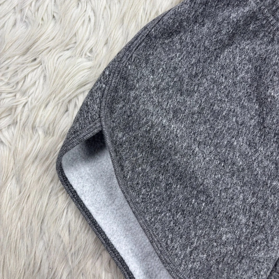 American Apparel Women's L Marled Gray Interlock Running Shorts Hot Pants - Image 2 of 4