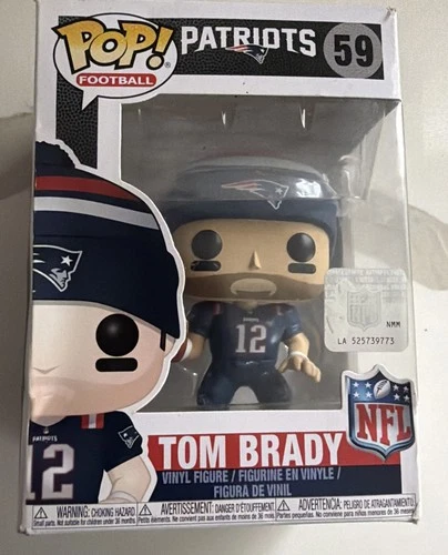 Funko Pop Football #59 Tom Brady New England Patriots Vinyl Figure NFL #12
