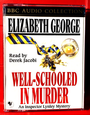 Elizabeth George Well-Schooled In Murder Insp Lynley 2-Tape Audio Derek Jacobi