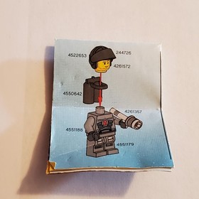 LEGO 8399 Space Police K-9 Bot Instructions Manual Booklet 2009 Advertisement