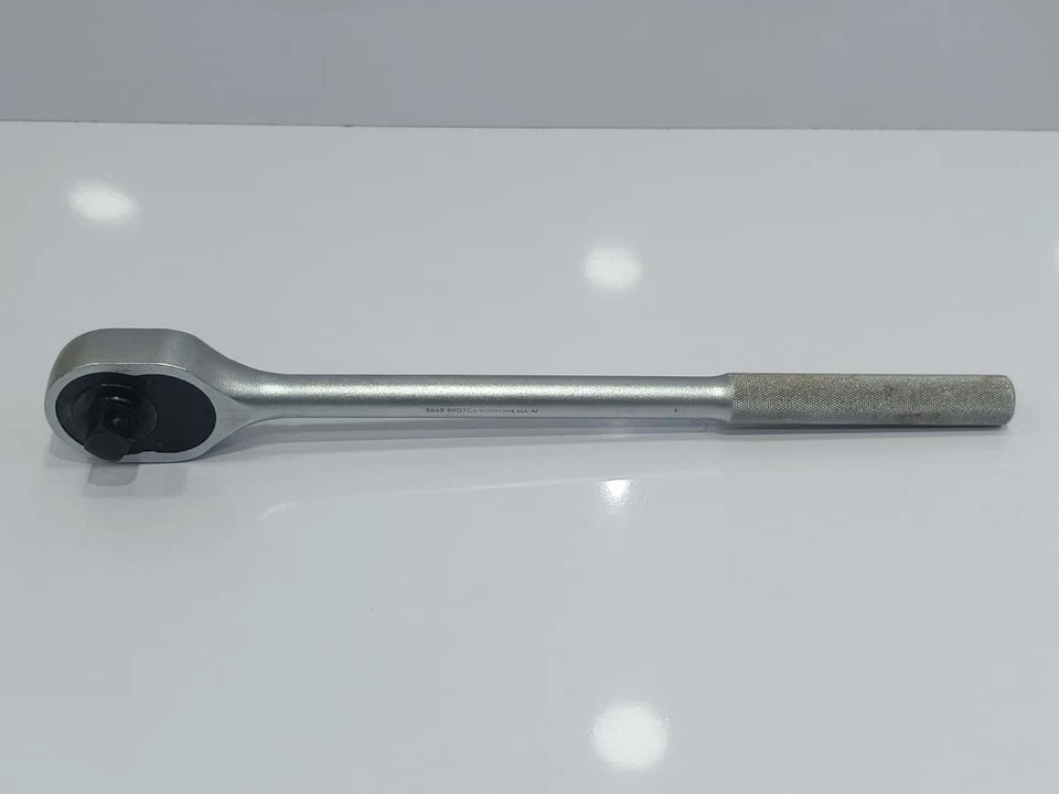 PROTO J5649 — Catraca clássica de cabeça de pera, unidade de 3/4", comprimento de 20" resistente NOVA - Imagem 2 de 4