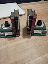 Book End Set 5in Books Ink well Paper Pen 199...