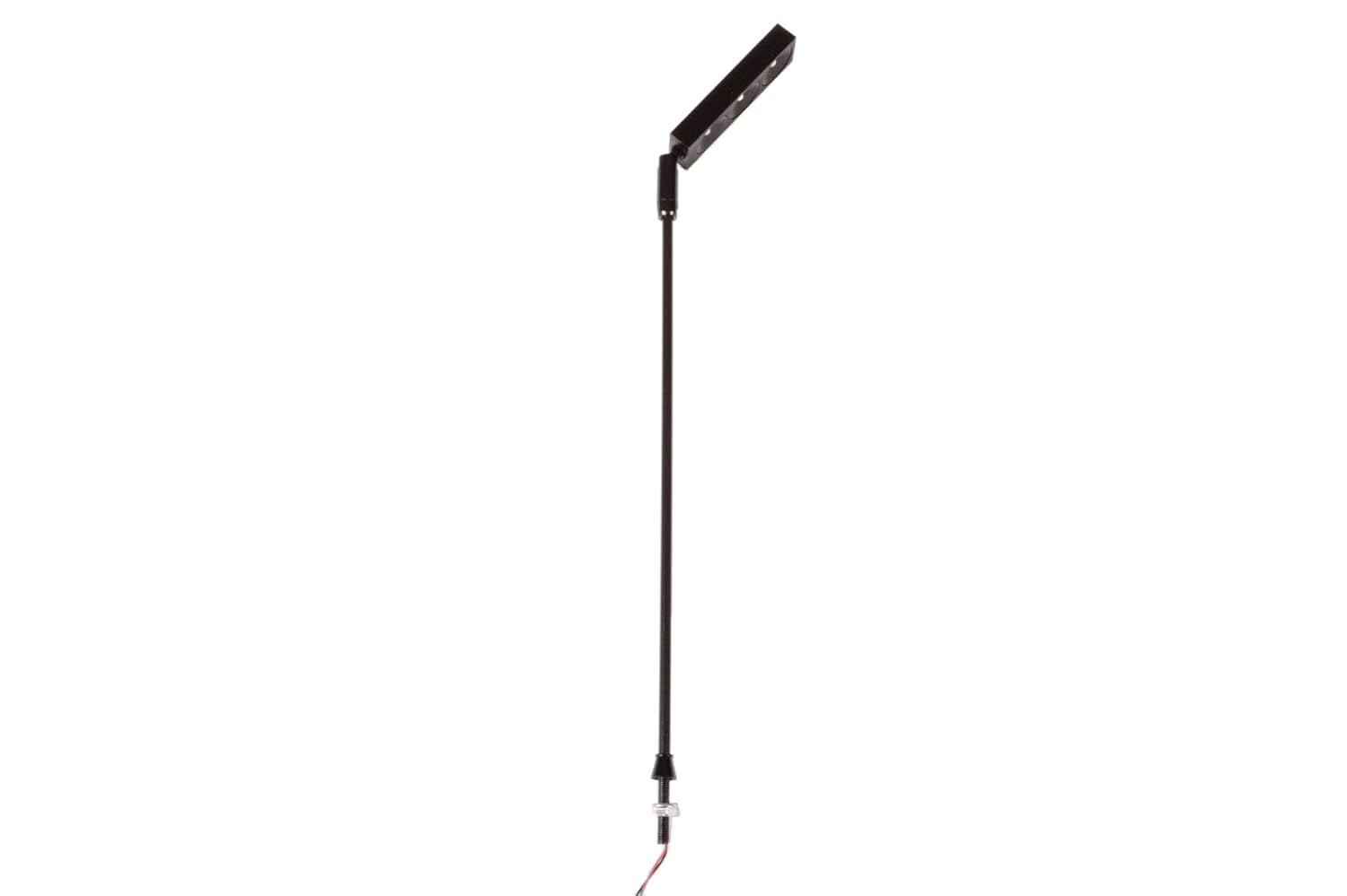 FARETTO LED SU ASTA 3x1w BIANCO CALDO ORIENTABILE NERO 320MM GIOIELLERIA E4E1