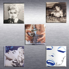 Madonna Studio Album Cover Discography High Quality Locker Fridge Magnet / Set