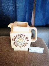 Vintage Collectable Michters Original Sour Mash Whiskey Barware Pitcher 6"X4"X6"