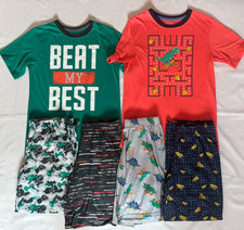 LOT OF 2 BOYS  CAT  JACK 3-PIECE S/S PAJAMA SETS, SIZE X-LARGE 16
