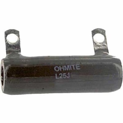 1Pc OHMITE L25J25KE Resistor, Wirewound, Res 25 Kilohms, Pwr-Rtg 25 W, Tol