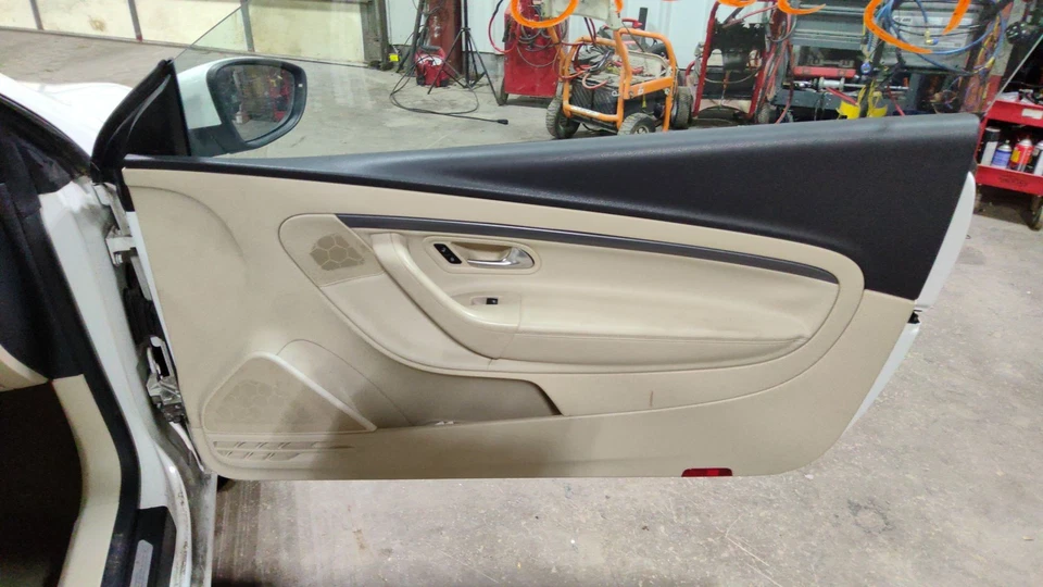 07-11 Volkswagen EOS Conv. Panel interior de la puerta delantera del pasajero derecho beige-QT Foto 2 de 4