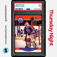 1990 PRO SET #82 GRANT FUHR PSA 7