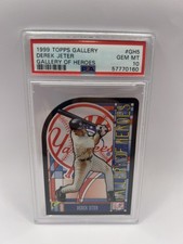 1999 Topps Gallery #GH5 Derek Jeter Gallery of Heroes PSA 10 Yankees