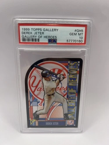 1999 Topps Gallery #GH5 Derek Jeter Gallery of Heroes PSA 10 Yankees