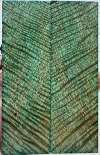 Stabilized Curly Mango Knife Scales | SCM 744