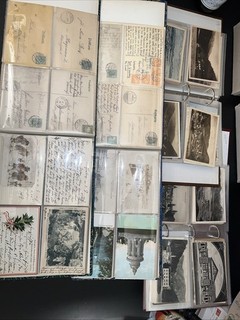 4 Alben mit ca 300 Postkarten meist Deutschland vor 1945 Kleinformat