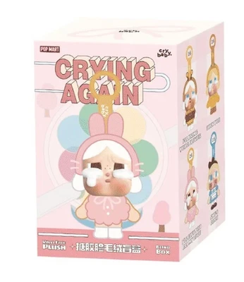 POPMART CRYBABY CRYING AGAIN Vinyl Face Plush Blind Box - SEALED F98