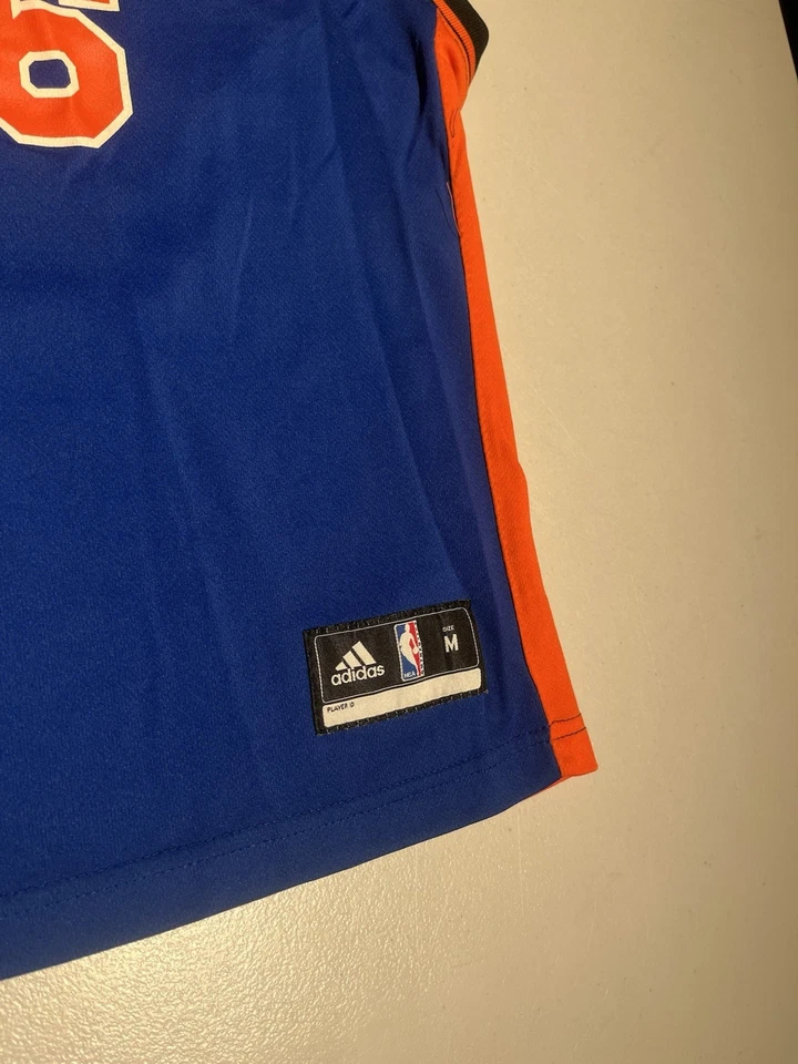 Camiseta Steve Novak Niño’s Mediana Niños Adidas New York Knicks NBA Baloncesto Poli Foto 3 de 4