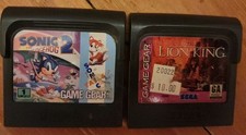 The Lion King And Sonic 2 Sega Game Gear Cart Only Free Shipping