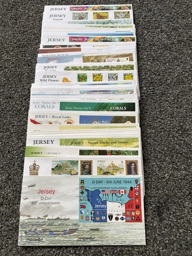 Job Lot of 48 Jersey First Day Covers & Covers FDC's 2003 - 2007 Lot #O12