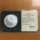 2006 $1 American Silver Eagle Dollar in a Littleton Holder