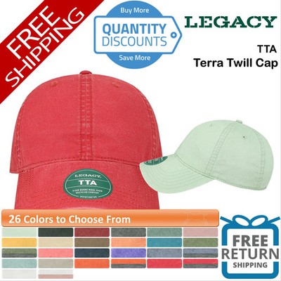  LEGACY Terra Cotton Twill Cap Hat Unstructured, six-panel, low-profile TTA