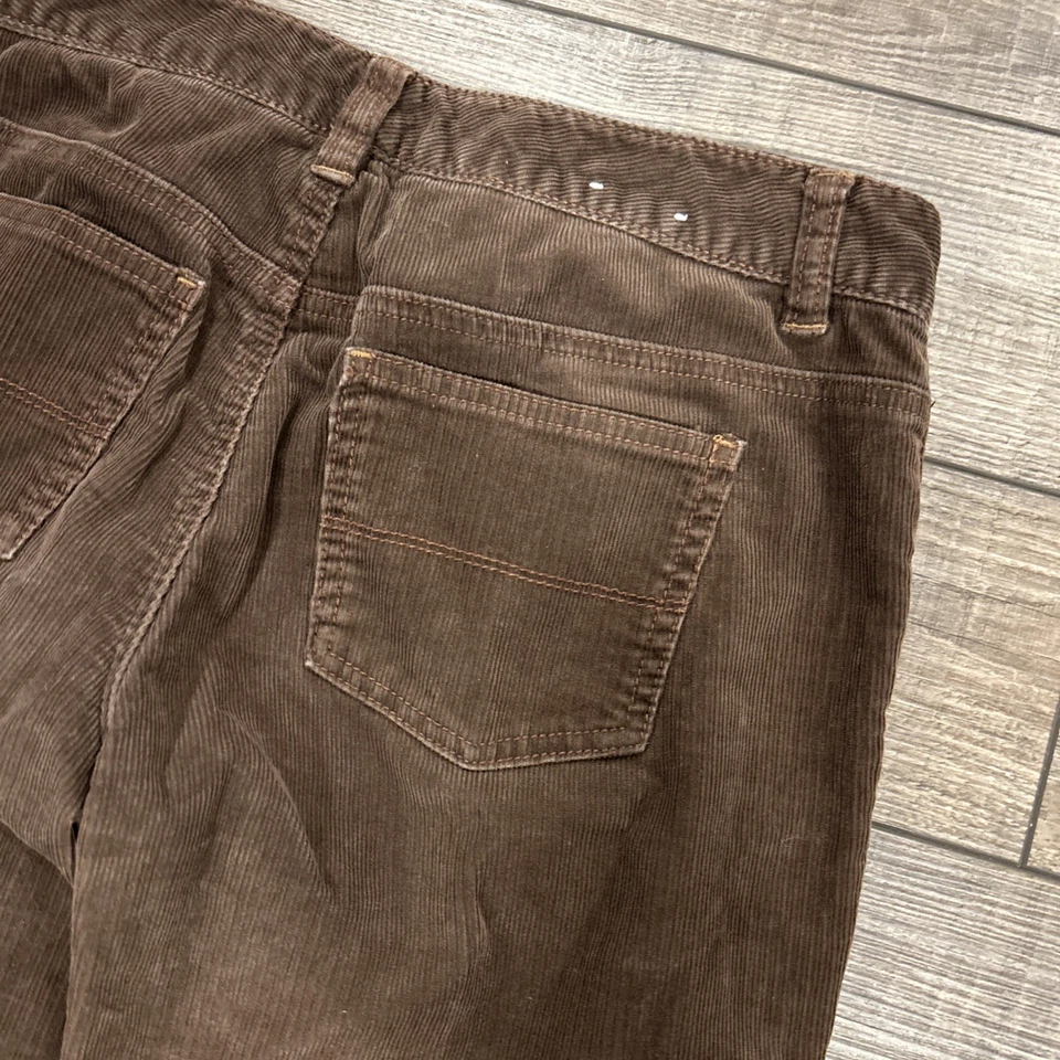 Polo Jeans Co Ralph Lauren VTG Y2K Brown Thin Wale Cords 4x32 boot flare - Image 4 of 4