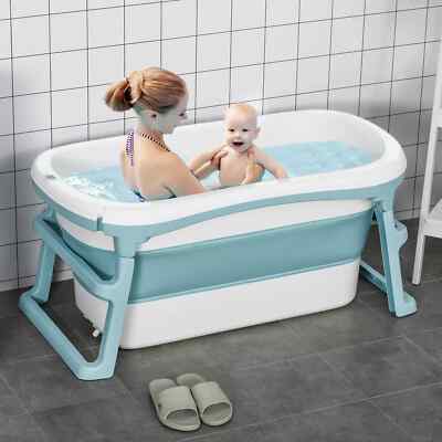 Foldable Bathtub Kids Bath Tub with Lid Large Bathtubs for 12 Years  UK