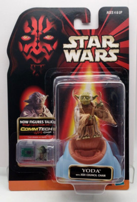 STAR WARS Episode 1: Yoda (Jedi Council Chair) 1998, Comtech Chip MOC