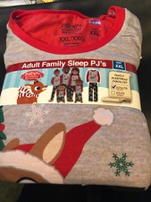 UNISEX RUDOLPH OFFICIAL LICENSED PRODUCT ADULT PAJAMAS SIZE XXL NWT