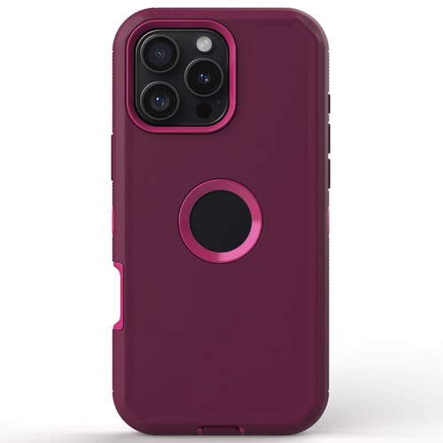 For iPhone 16 Pro Max/16+/16 Pro/16e/16 Shockproof Heavy Duty Phone Case Cover - Picture 54 of 87