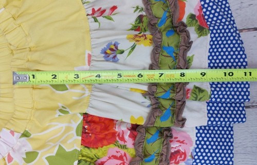 Matilda Jane Girls Size 4 Apron Skirt Oh Molly, Hammond Bay, Polka Dots & Floral - Picture 7 of 8