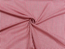 Gingham Fabric Polycotton Classic Check School Uniform Dressmaking Material