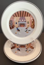 Villeroy & Boch Design Naif 3 Salad Plates By The Fireside