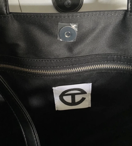 Telfar Black Large Shopping Tote vegan leather - Picture 3 of 6