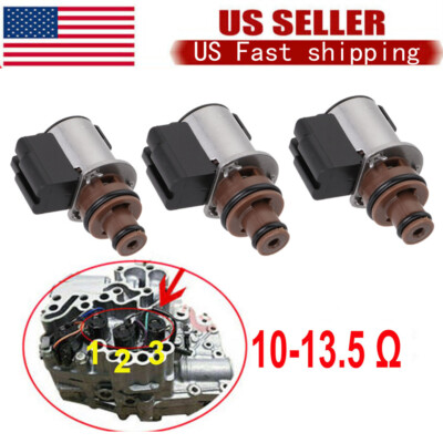 3x Torque Converter Lock-Up Solenoid For Subaru Lineartronic CVT TCC TR580/690