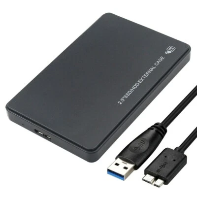 INATECK LOT 20x 2.5" SATA USB 3.0 Hard Drive Disk HDD SSD Enclosure External Laptop Case