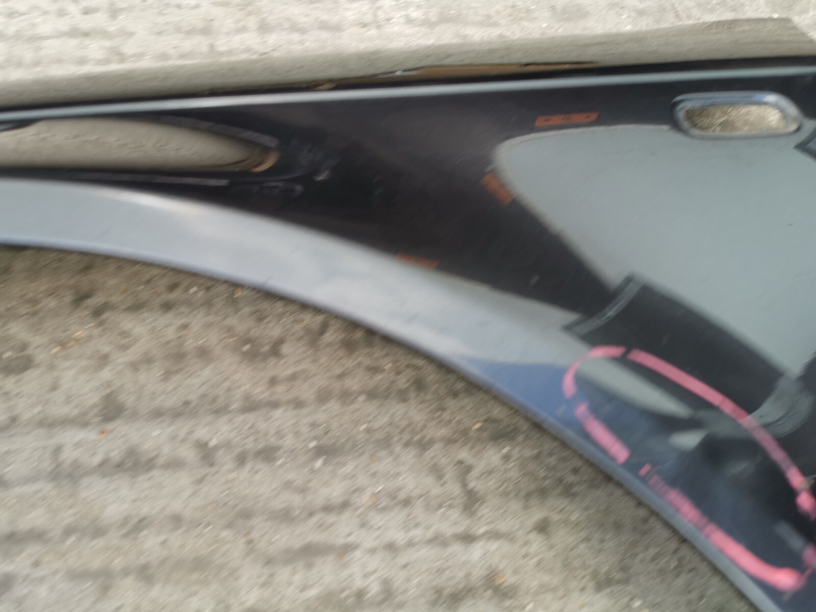2007 Audi A3 3 Door Hatchback NEARSIDE Front Passenger Wing Grey 