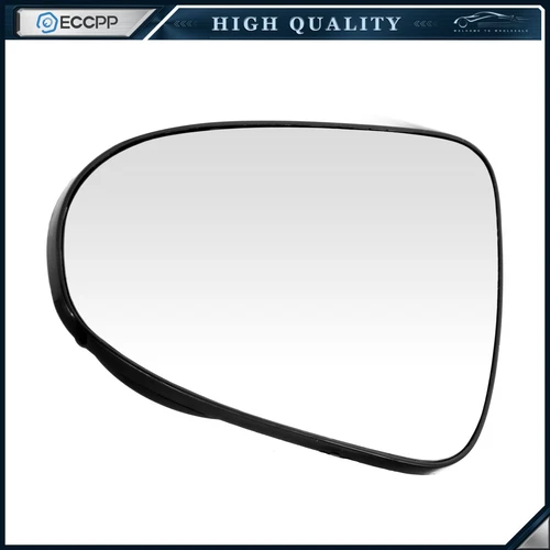ECCPP For 2012-17 Toyota CAMRY Chrome Convex+Flat Mirror Glass Driver Side