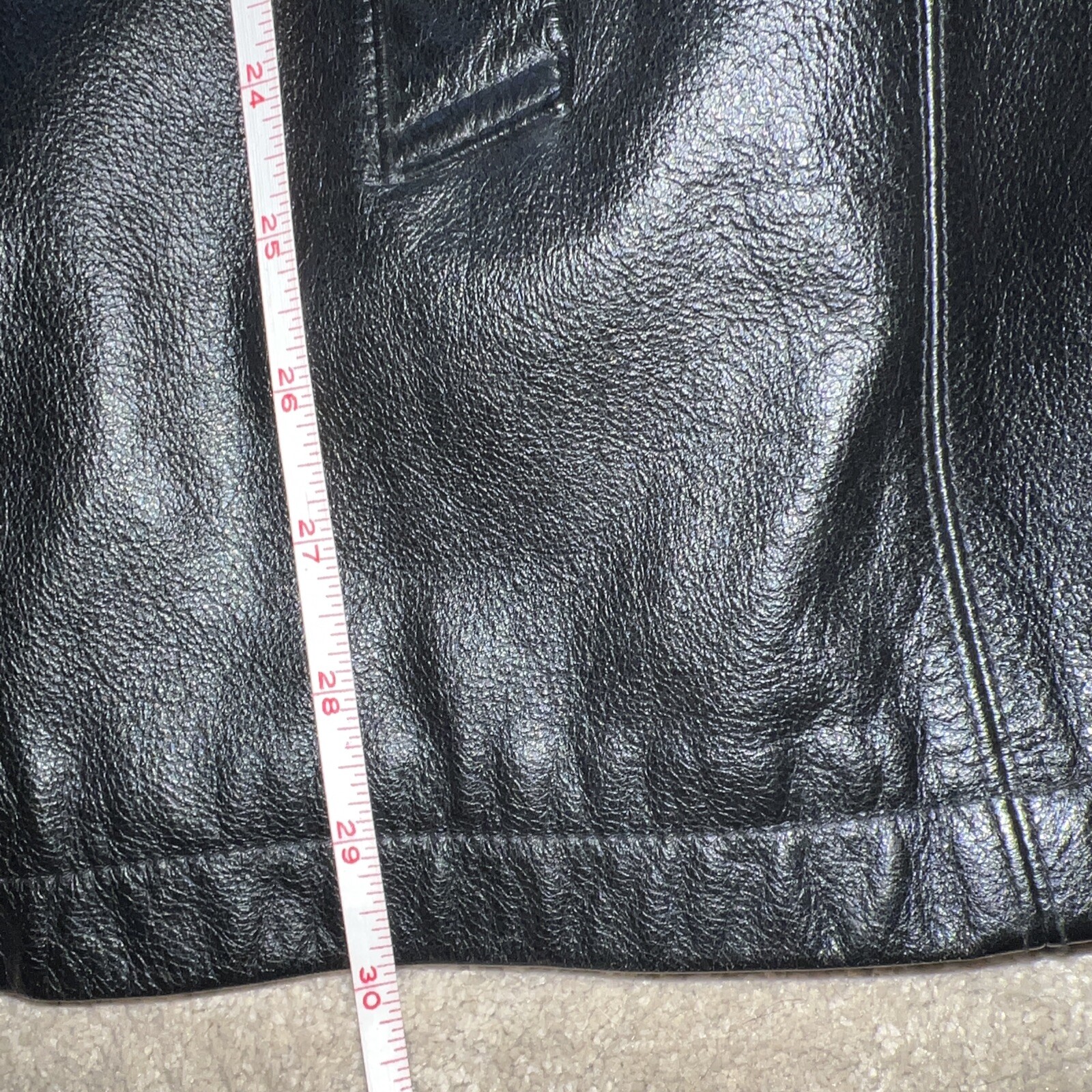 Veste En Cuir Wilson's Pelle Studio Noir Taille L - Occasion Très Bon état, Style Classique