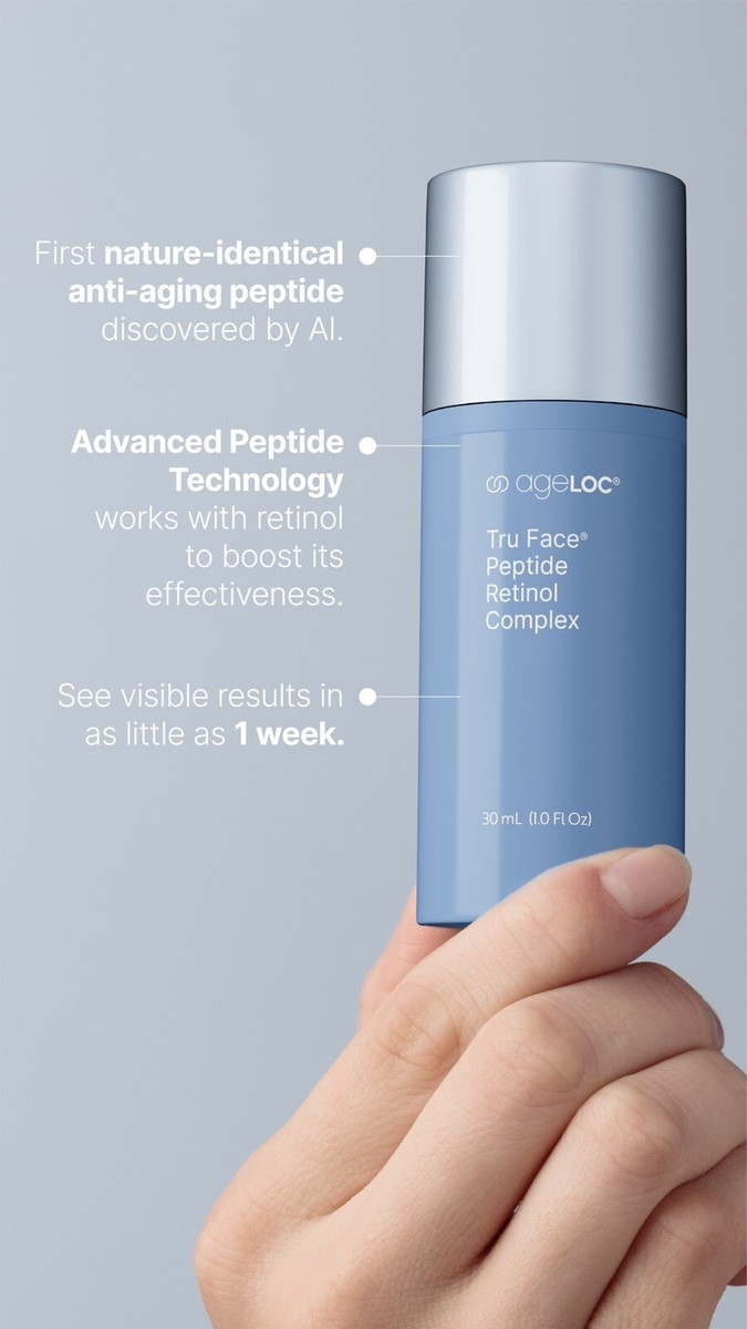 Nuskin Nu Skin NEW Packaging ageLOC Tru Face Peptide Retinol