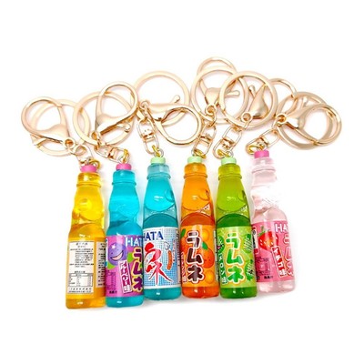 Simulation Murmeln Bobble Soda Schlüssel kette  Taschen zubehör