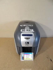 Zebra P110i ID Card Printer Single-sided P110I-0M1UA-IDB - BAD PRINT / NO RIBBON