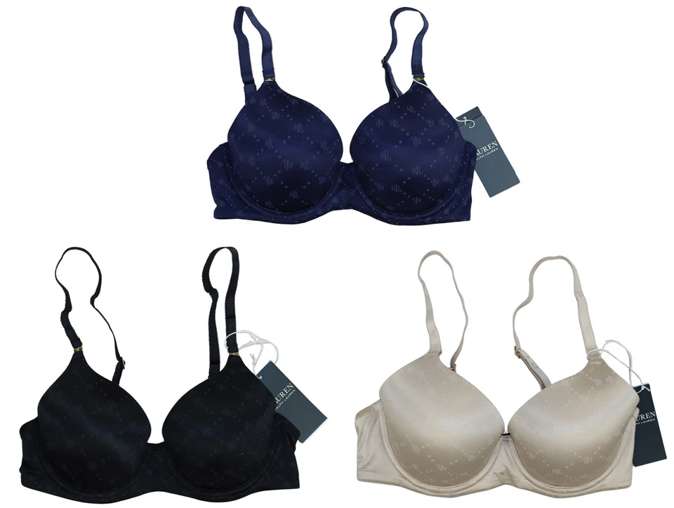 Ralph Lauren Comfort Underwire Full Coverage Padded Women's T-Shirt Bra NWT