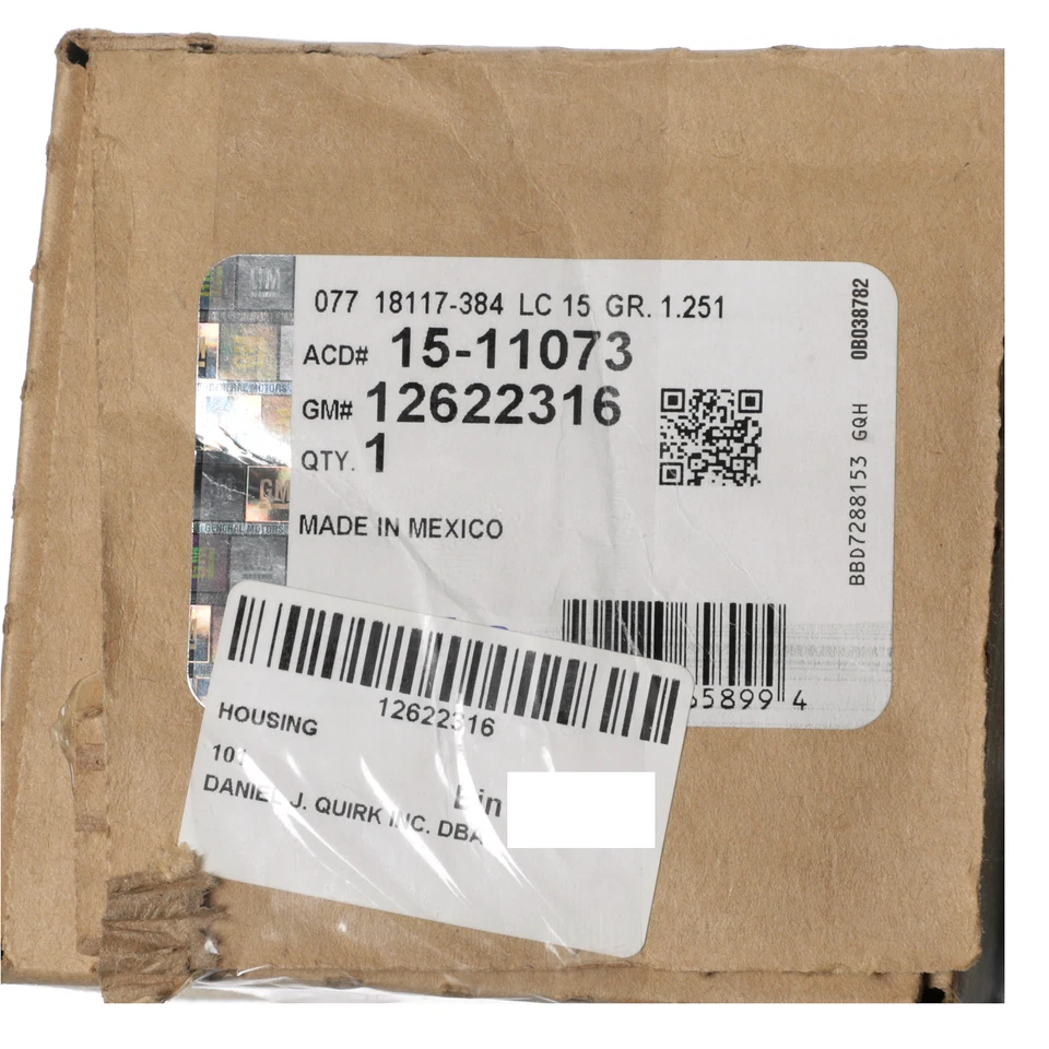 Carcasa termostato refrigerante motor OEM NUEVO 04-12 Canyon Colorado H3 H3T 12622316 Foto 3 de 3